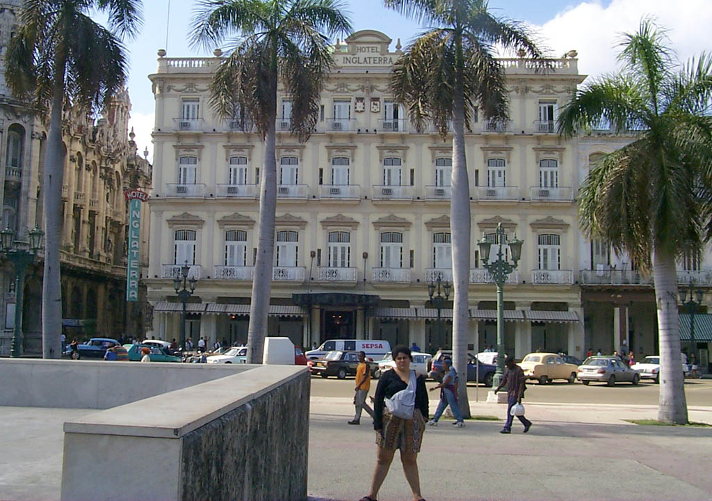  the Hotel Inglaterra in Havana in the old part of town Habana Vieja